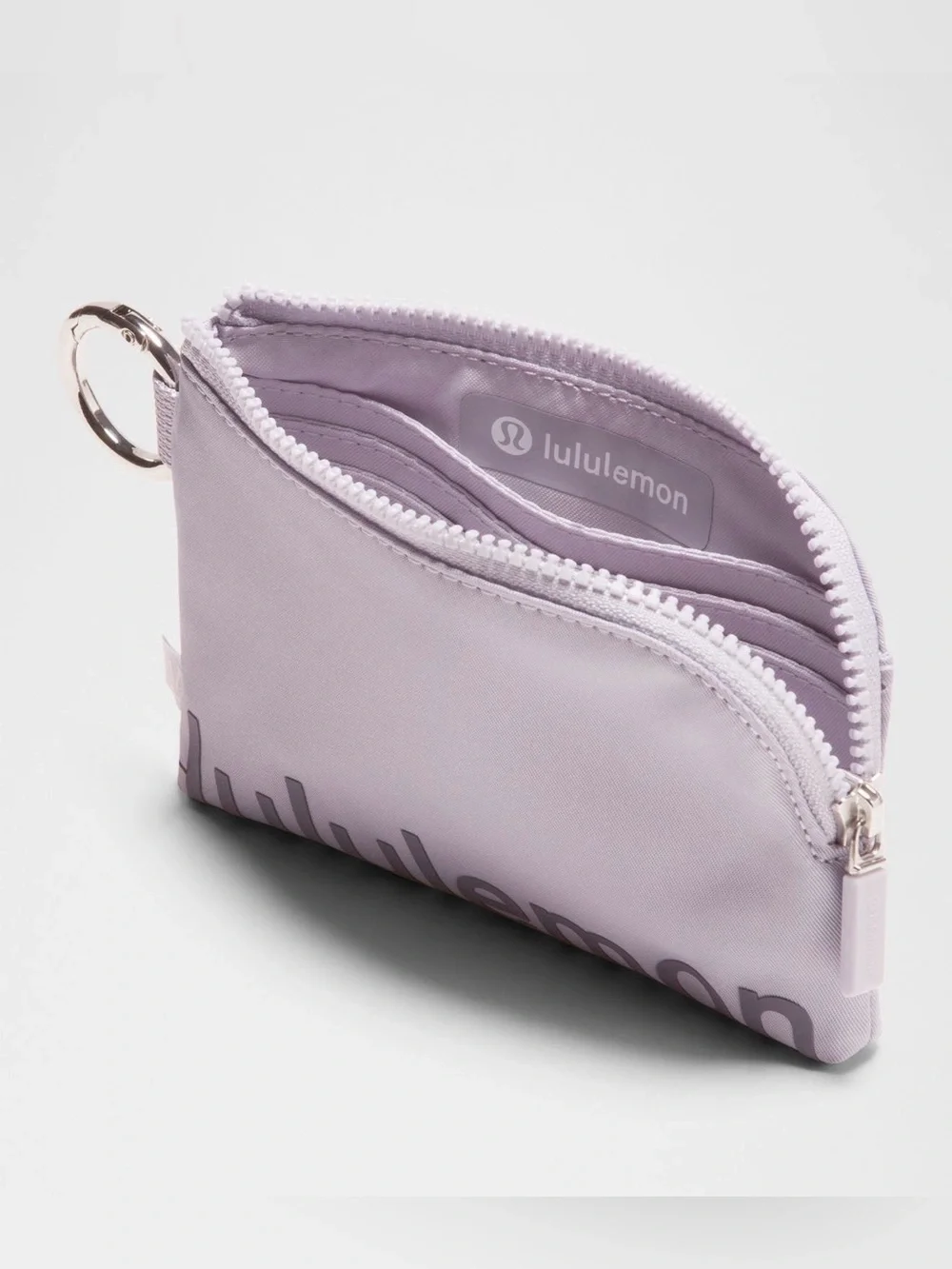 lululemone Lavender Clippable Card Pouch